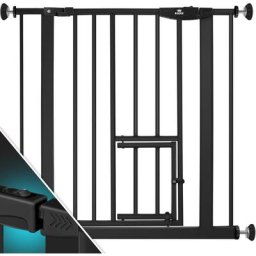Kidiz® Barrière de sécurité Barrière Barrière d'escalier Barrière pour enfants avec porte pour