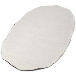 Deryan - Tapis de couchage en coton Baby Luxe Crème Crème