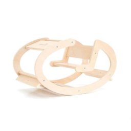 Jouet à Bascule Montessori Méthode Pikler Robincool Waves 78x44x46 cm en Bois Écologique Favorise