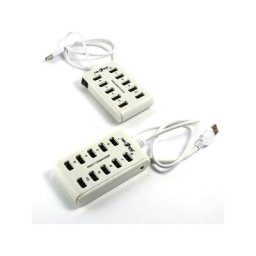 Trade Shop - Ciabatta Hub 10 Ports Extension Usb 2.0 Multiplicateur Multiprescent 10 Ports Usb -