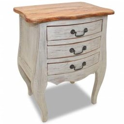 Table de chevet Bois de récupération massif 48 x 35 x 64 cm Vidaxl Brun