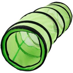 Flamingo Pet Products - Tunnel pour chat vert et noir ø 25 cm x 136 cm. Vert