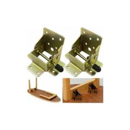 (1 paire) Extension de jambe de table pliante auto - bloquante de 90 degrés, articulation charnière