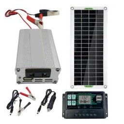 Kit de panneau solaire 200w chargeur de batterie 12v à 220v avec contrôleur 100a