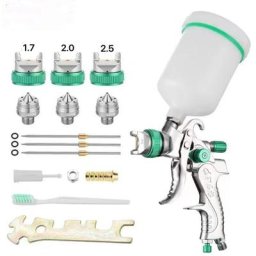 Pistolet à peinture professionnel haute pression Kit de pistolet à air comprimé Alimentation par