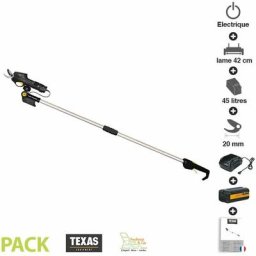 Sécateur échenilloir télescopique sur batterie Texas GS720Li