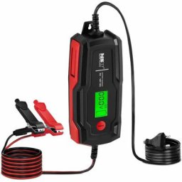 Chargeur de batterie de voiture -12 volts - 4 a - lcd