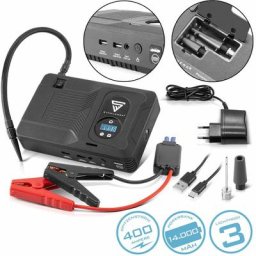 Powerbank multifonctionnel Aide au démarrage automobile PS-1400 st pour moteurs essence et diesel