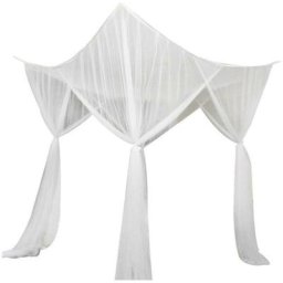 Moustiquaire - mostiquaire de lit, filet suspendu, auvent de lit 2pcs