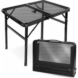 Ersandy - Tavle Pliable Camping,Petite Table Camping Pliante pour Barbecue,2 Réglages de