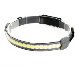 Lampe frontale à led cob, bandeau lumineux rechargeable par usb, lampe frontale à faisceau large et