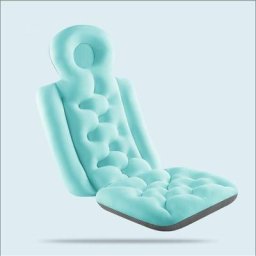 Coussin de baignoire, oreiller de bain et siège spa pour baignoire, appui-tête pliable doux et