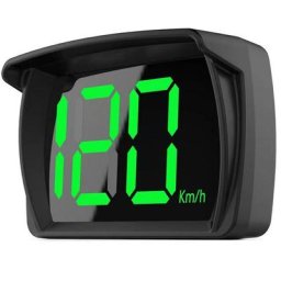 Voiture numérique Hud gps Compteur de vitesse tête haute Affichage Kmh Boussole Alarme de survitesse
