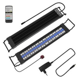 Led Aquarium Dimmable avec Télécommande Éclairage pour Plante Poisson,50.5cm,55-80CM Extensible