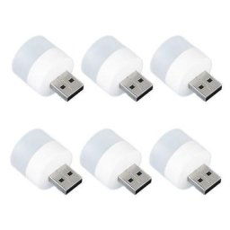 6 batterie externe Usb led lampe de protection des yeux petite lampe de table ordinateur mobile