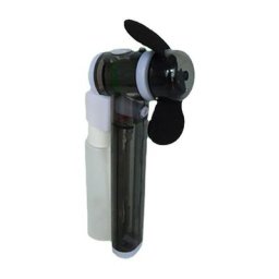 Brumisateur de visage ventilateur pulvérisateur de poche a main Matière : pvc Noir
