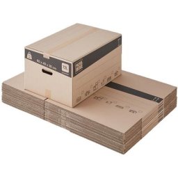 Lot de 40 cartons de déménagement 72L - 60x40x30cm - Made in France - 70% fsc certifé - Charge max