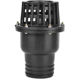 ZY - Clapet de pied de pompe à eau en pvc noir clapet anti-retour plat basse pression pour machine