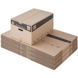 Lot de 60 cartons de déménagement 72L - 60x40x30cm - Made in France - 70% fsc certifé - Charge max