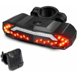 Feu Arrière De Vélo Intelligent Rechargeable, Télécommande Antivol Klaxon D'alarme De VéLo avec