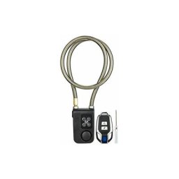 Antivol de Sécurité sans Télécommande Fil pour Vélo, Verrouillage D'alarme par Mot de Passe Alarme