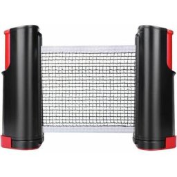 Alwaysh - Filet de ping-pong rétractable avec support, parfait pour une table de ping-pong, un