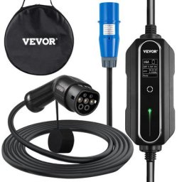 Vevor - Chargeur ev Portable 3,6 kW Chargeur Voiture electrique 250 v Cable Recharge Type 2