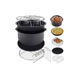 Monzana - Accessoires Airfryer - Ensemble complet - 9 pièces