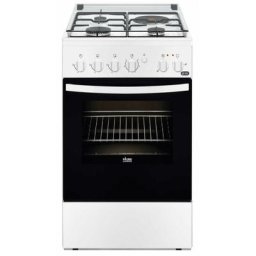 Faure - Cuisinière mixte Électrique 60L 50cm, FCM54041WA - Blanc