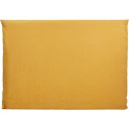 Housse de tête de lit 210x134 cm Madura Ocre et bourdon noir - carlina - Ocre et bourdon noir