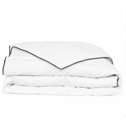 Couette en duvet d'hiver 155 x 220 cm Vidaxl Blanc