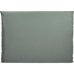 Housse de tête de lit 210x134 cm Madura Vert de gris et bourdon noir - carlina - Vert de gris et