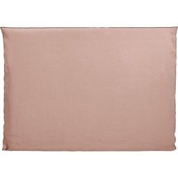 Housse de tête de lit 210x134 cm Madura Rose poudré et bourdon noir - carlina - Rose poudré et