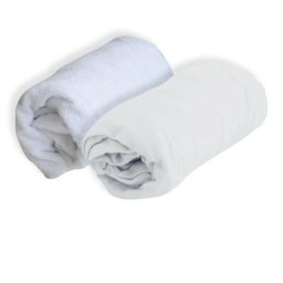 Doux nid Lot 1 Alese + 1 Drap Housse - 60 x 120 Cm - Blanc