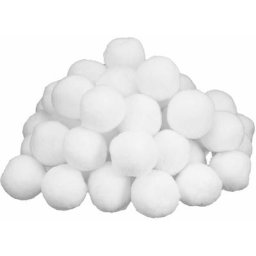 Boule de Neige de noël, 50 pièces 7 cm Imitation Boule de Neige noël Fausses balles Jouets