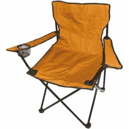 Spetebo - Chaise de camping en orange