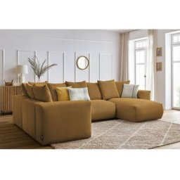Canapé modulable Bobochic Canapé panoramique fixe modulable ultra moelleux voltaire 1 méridienne, 1