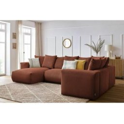 Canapé modulable Bobochic Canapé panoramique fixe modulable ultra moelleux voltaire 1 méridienne, 1
