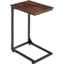 Tectake - Table d'appoint Erie 40x30x63cm - Table d'appoint de style industriel, table basse, table