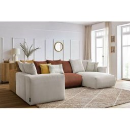 Canapé modulable BOBOCHIC - Canapé panoramique fixe modulable ultra moelleux VOLTAIRE 1 méridienne,