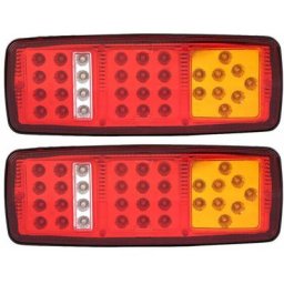 Feux arrières à LED,12V led Feux Arriere Remorque De Lumière Queue Feu De Frein Stop