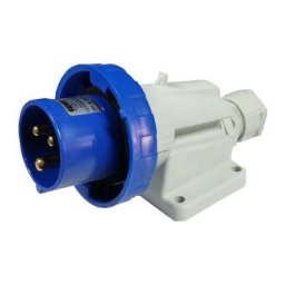 Gewiss - Fiche murale fixe 2P+T 16A IP67 bleu 220V GW60426