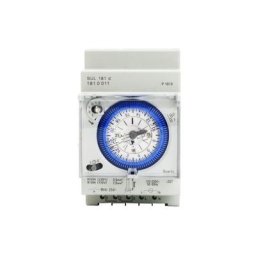 Minuterie analogique avec moteur synchrone et programme journalier, minuterie, 110-230VAC