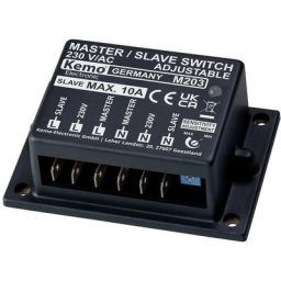 Kemo - M203 Commutateur maître-esclave kit monté 230 v/ac