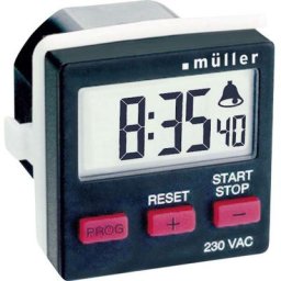 Programmateur horaire pour encastrement sur panneau numérique Müller 21439 230 v/ac 1 pc(s)