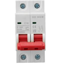 Disjoncteur 2P 6000A Capacité de Rupture Protection contre les Surcharges Mini Disjoncteur DC1000V