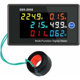 Multifonctionnel monophasé numérique compteur LCD affichage tension ca puissance électrique mesure