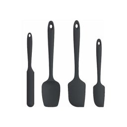 Noir)Spatule Lot de 4: Cuisine Maryse Pâtisserie Résistante à la Chaleur 315℃, Ustensiles à Marise