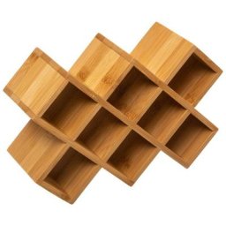 5five - Support 8 pots à épices bambou noir - 5 five simply smart - Bambou