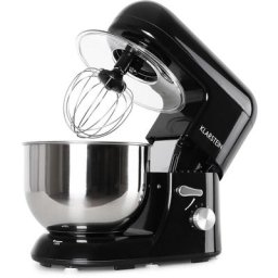 Klarstein Robot Patissier Multifonctions, Batteur sur Socle, Bol 5L, Robot Cuisine 2000W, Crochet à